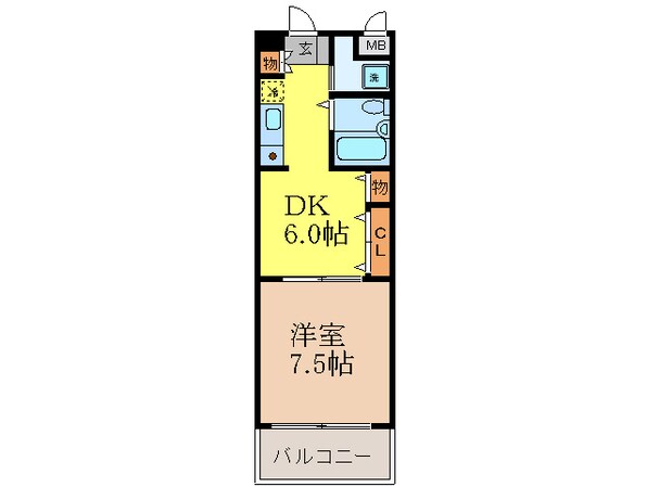 ホ－ムポ－ト朝日の物件間取画像